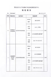 国家级检验报告