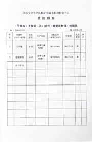国家级检验报告