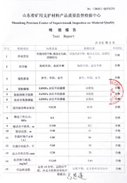 省级检验报告
