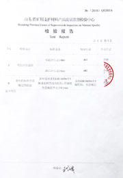 省级检验报告