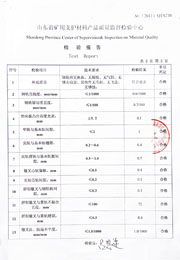 省级检验报告