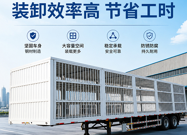 仓栅式运输半挂车