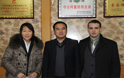 俄罗斯某矿山企业客户代表莅临山东中煤考察采购